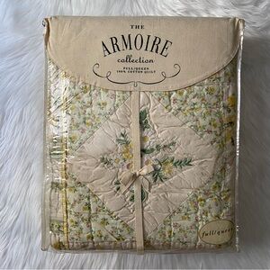 vintage 2001 the armoire collection 100% cotton quilt